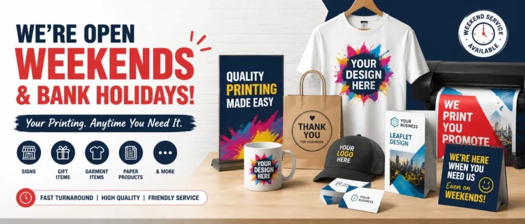 Weekend Printing Service Carlton